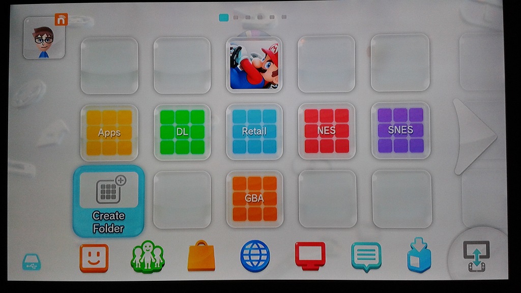 Put or create. Wii System software.